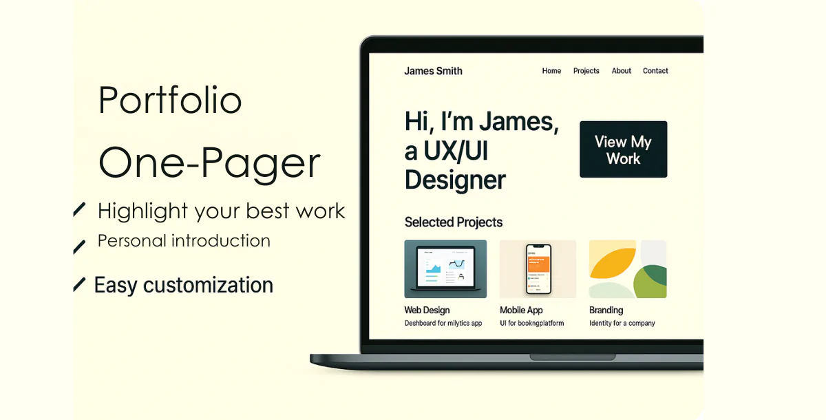 Portfolio One-Pager