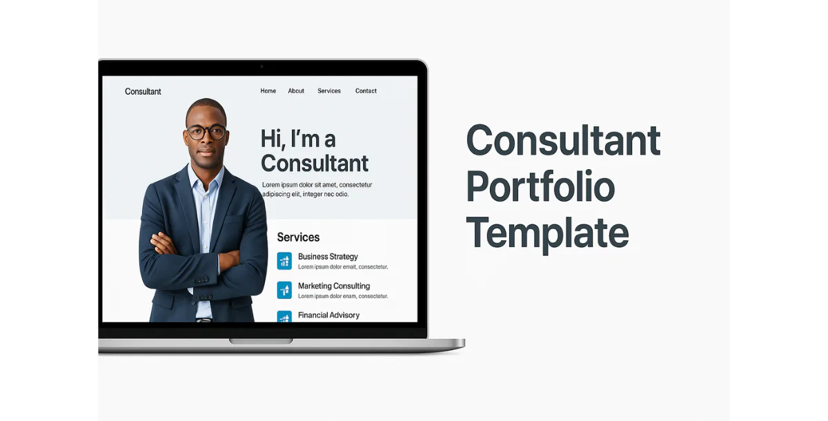 Consultant Portfolio Template – Professional Service Showcase