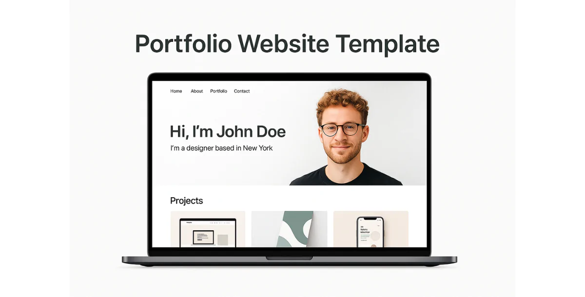 Portfolio Website Template – Creative Personal Showcase